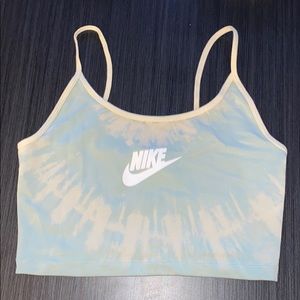 Nike tie dye crop top